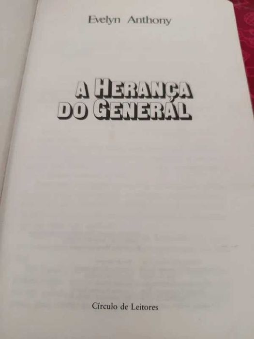 A Herança do General, Evelyn Anthony