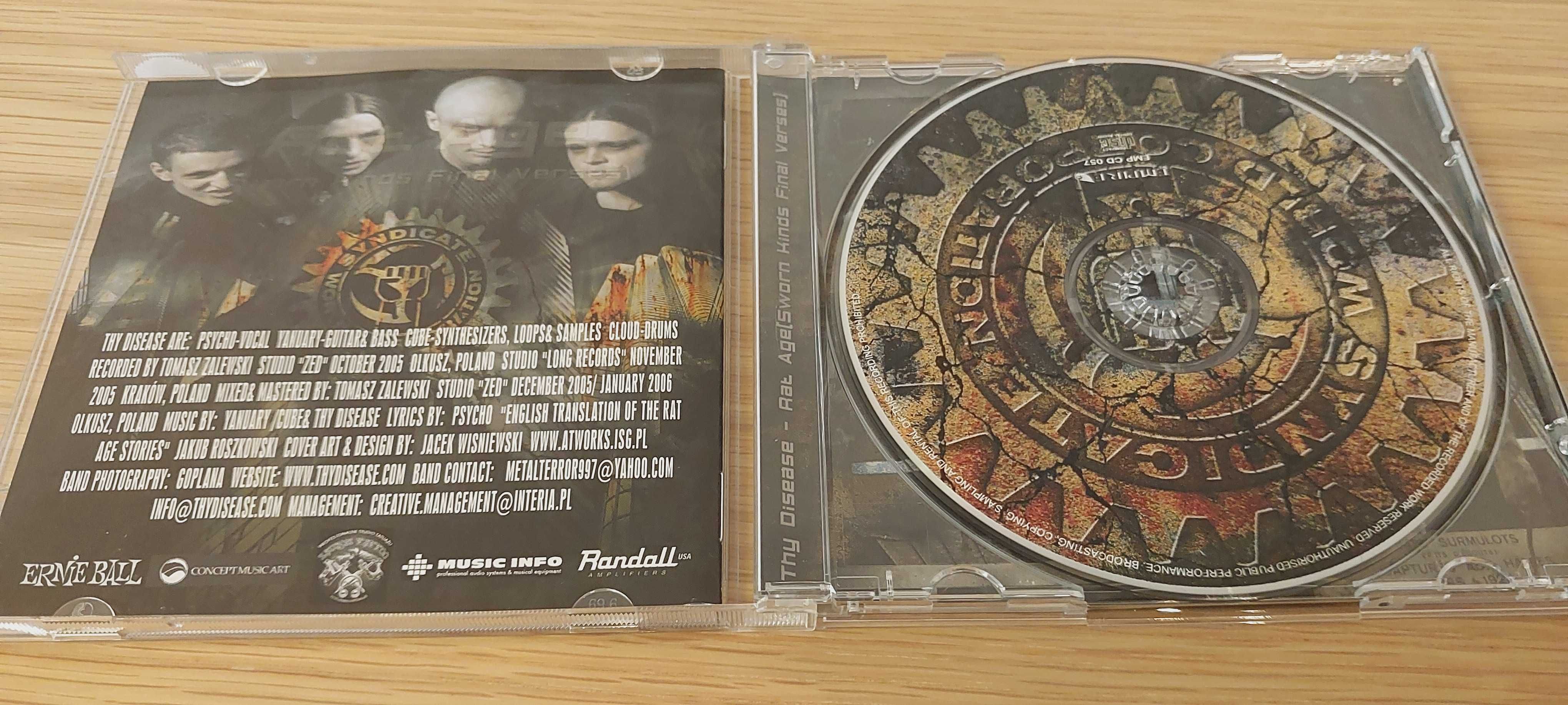 Thy Disease - Rat Age (Sworn Kinds Final Verses) | CD | black metal