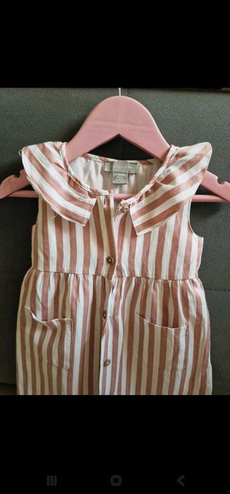 Vestido listado 12-18 meses