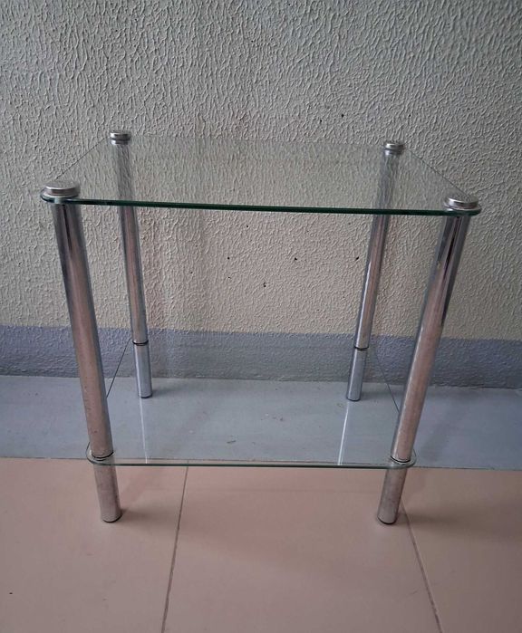 Mesa de Apoio em Vidro