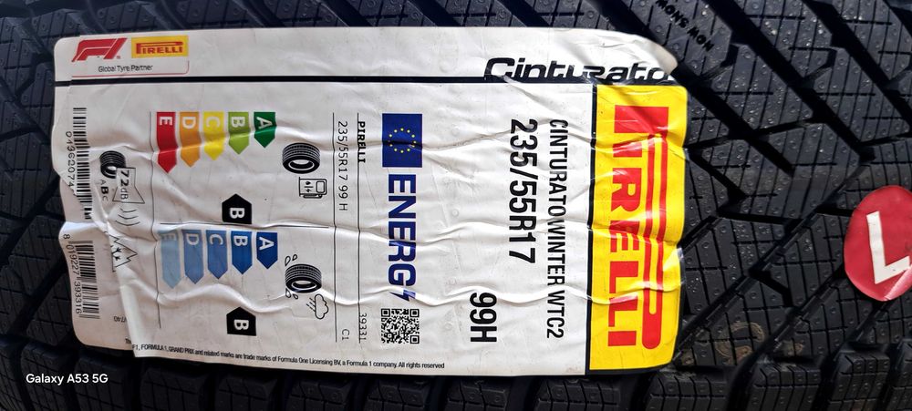 4 x Alu. Jeep Cherokee Compass Renegade opony Pirelli 235/55/17 zima