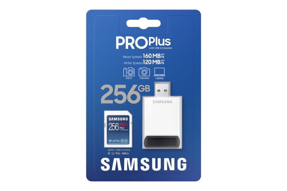 Карта памʼяті SD Samsung PRO PLUS 256 Gb