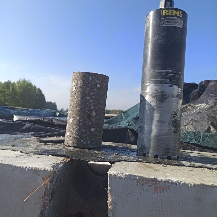 Wiercenie w betonie,kamieniu technika diamentowa