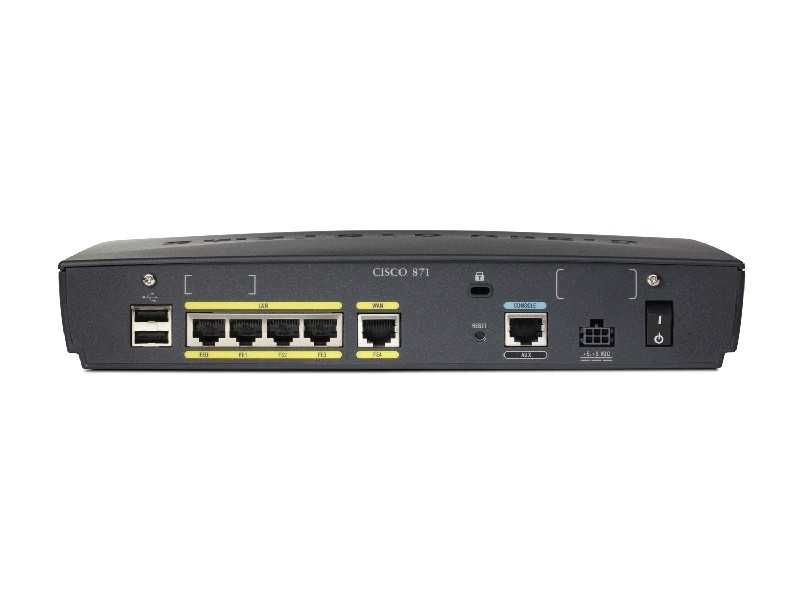 Маршрутизатор Cisco 871 Security Bundle with Advanced IP Services