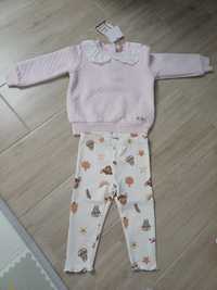 Komplet bluza I legginsy dla dziewczynki r. 74