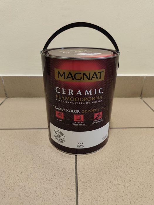 Farba Magnat Ceramic C45 5l Biały mat