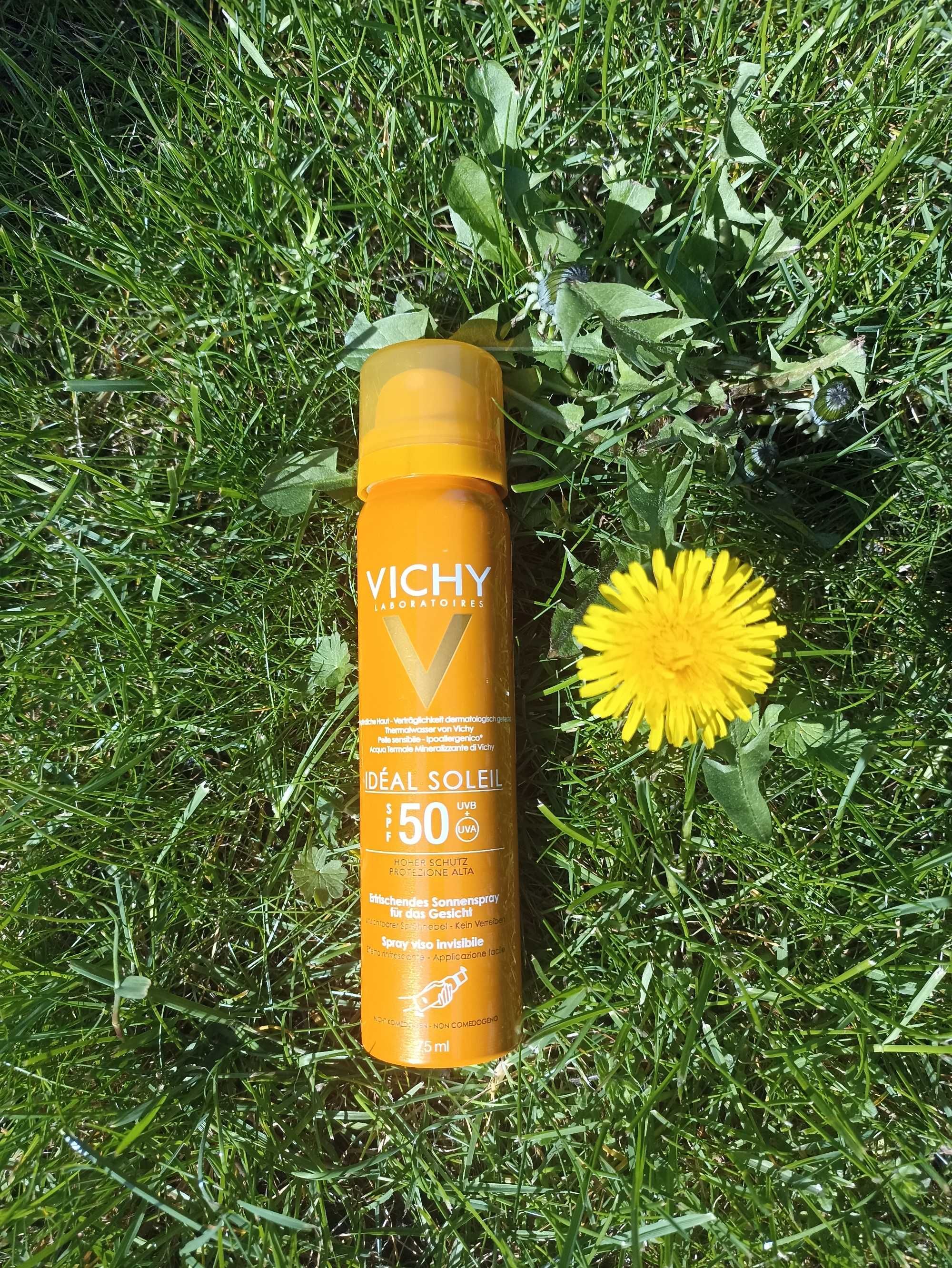 Nowy Vichy Ideal Soleil Gesichtsspray odświeżający spray