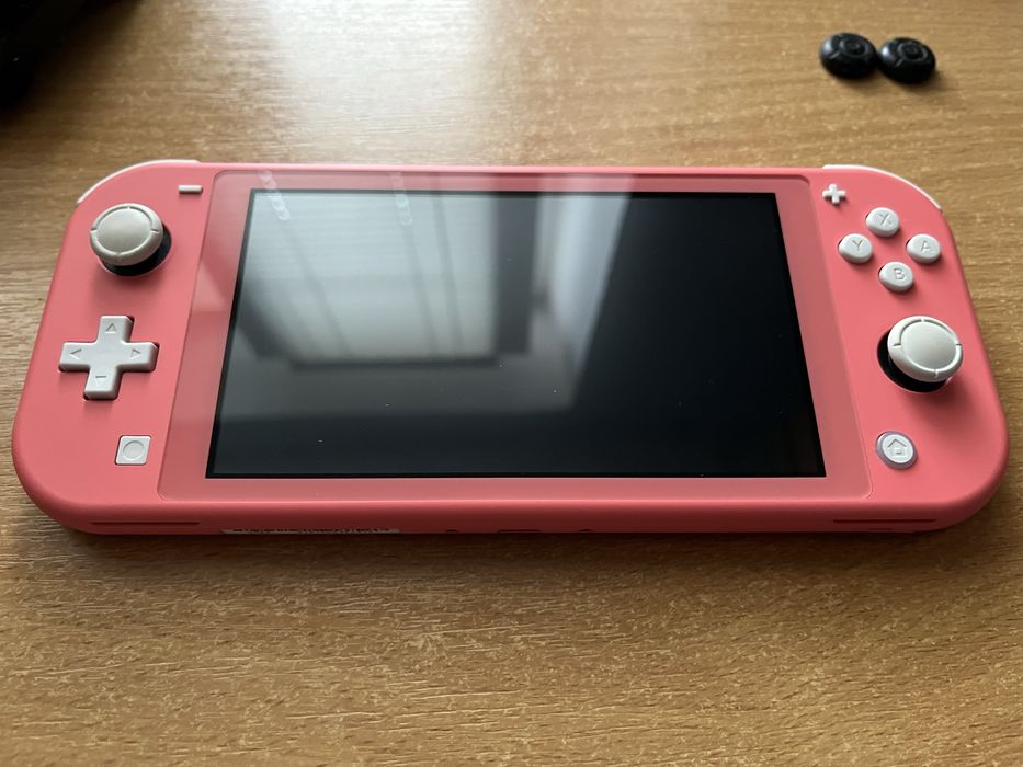 Nintendo Switch Lite, 32 gb + microSD 64 gb, Coral + чохол та сумка