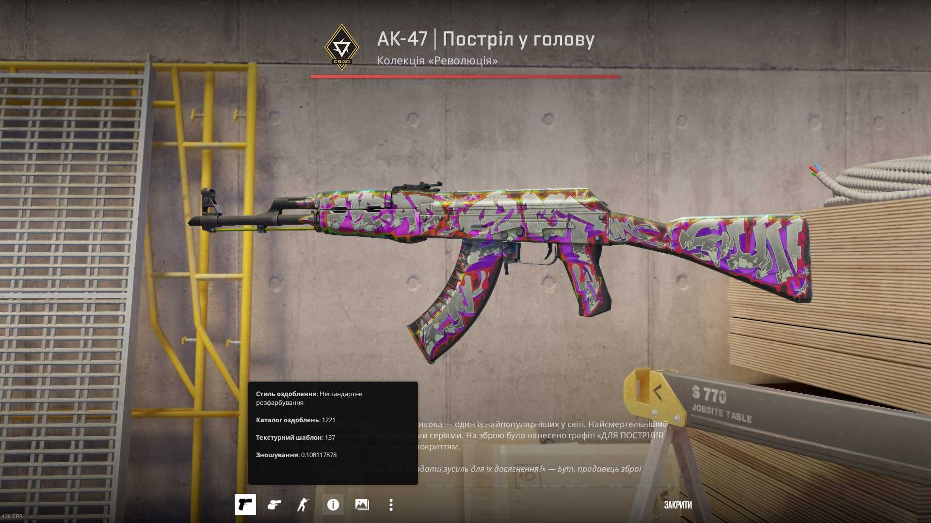 AK-47 | Head Shot (Minimal Wear)