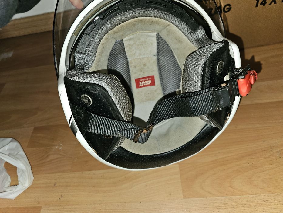 Capacete mota com viseira