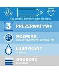Prezerwatywy Durex Invisible XL 3 szt powiększone dopasowane nawilżane