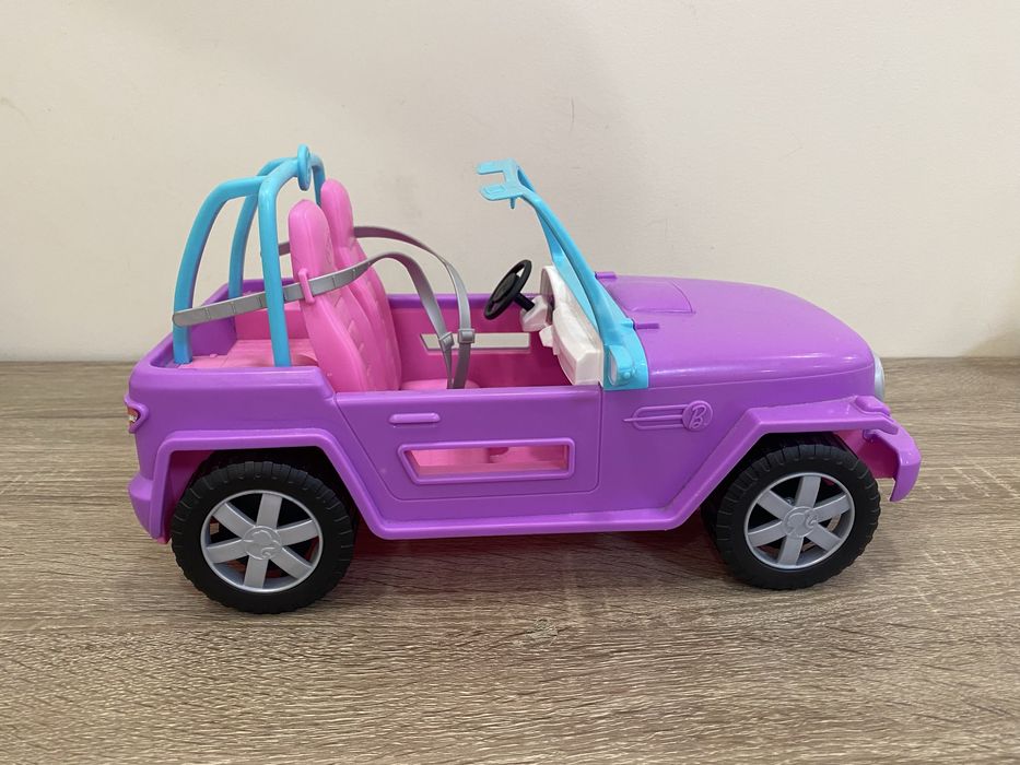 Машинка лялька Barbie Позашляховик Барбі GMT46 машина кукла барби
