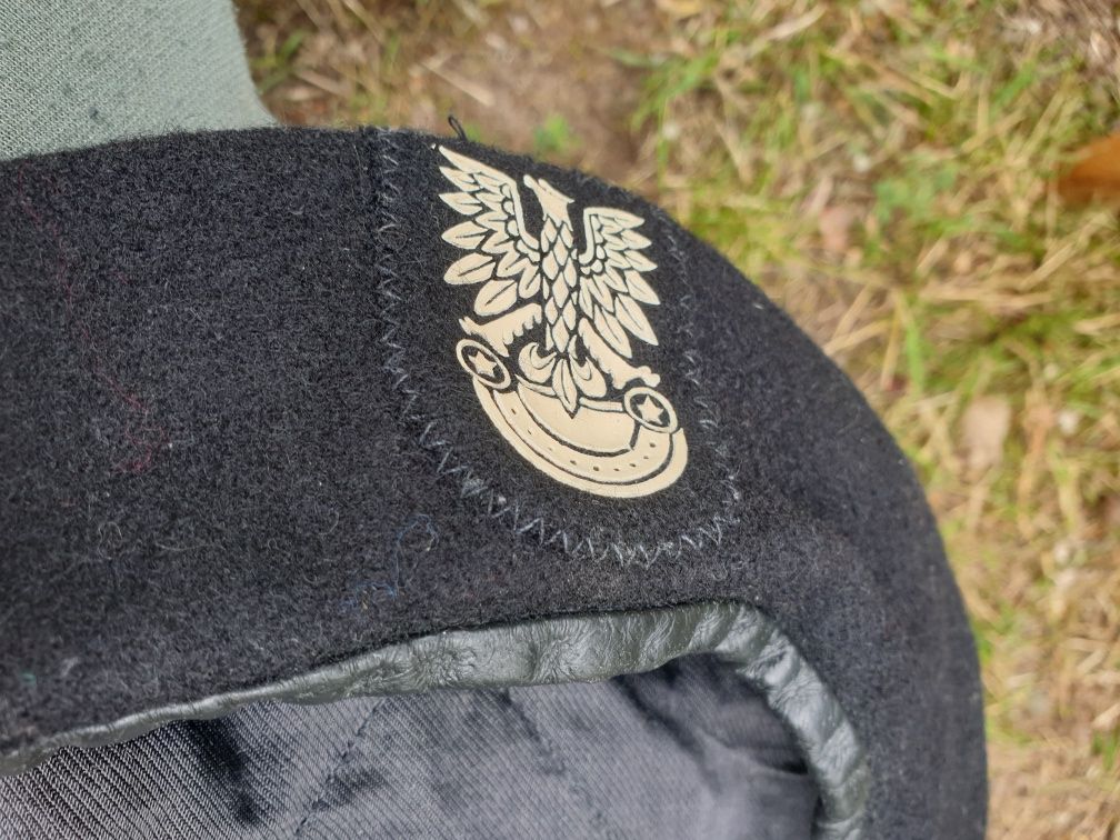 Beret Czołgisty LWP Czarny