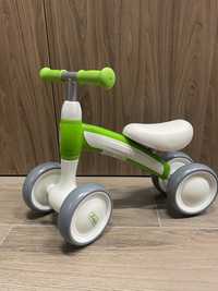 Біговел дитячий Qplay Cutey, чотириколісний, зелений (CuteyGreen)
