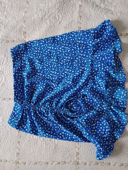 Saia Azul Floral M