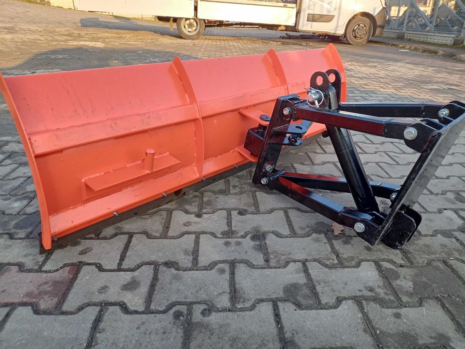 Mini pług śnieżny do odśnieżania z płytą mocującą czołową do traktorka