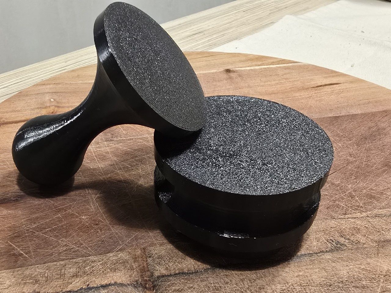 NOWY Zestaw Tamper do kawy + ubijak 58mm ekspres czarny espresso
