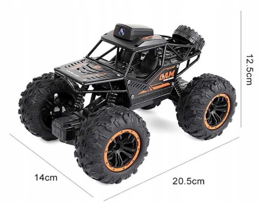 Samochód zdalnie sterowany z kamerą WIFI AUTO 1:18