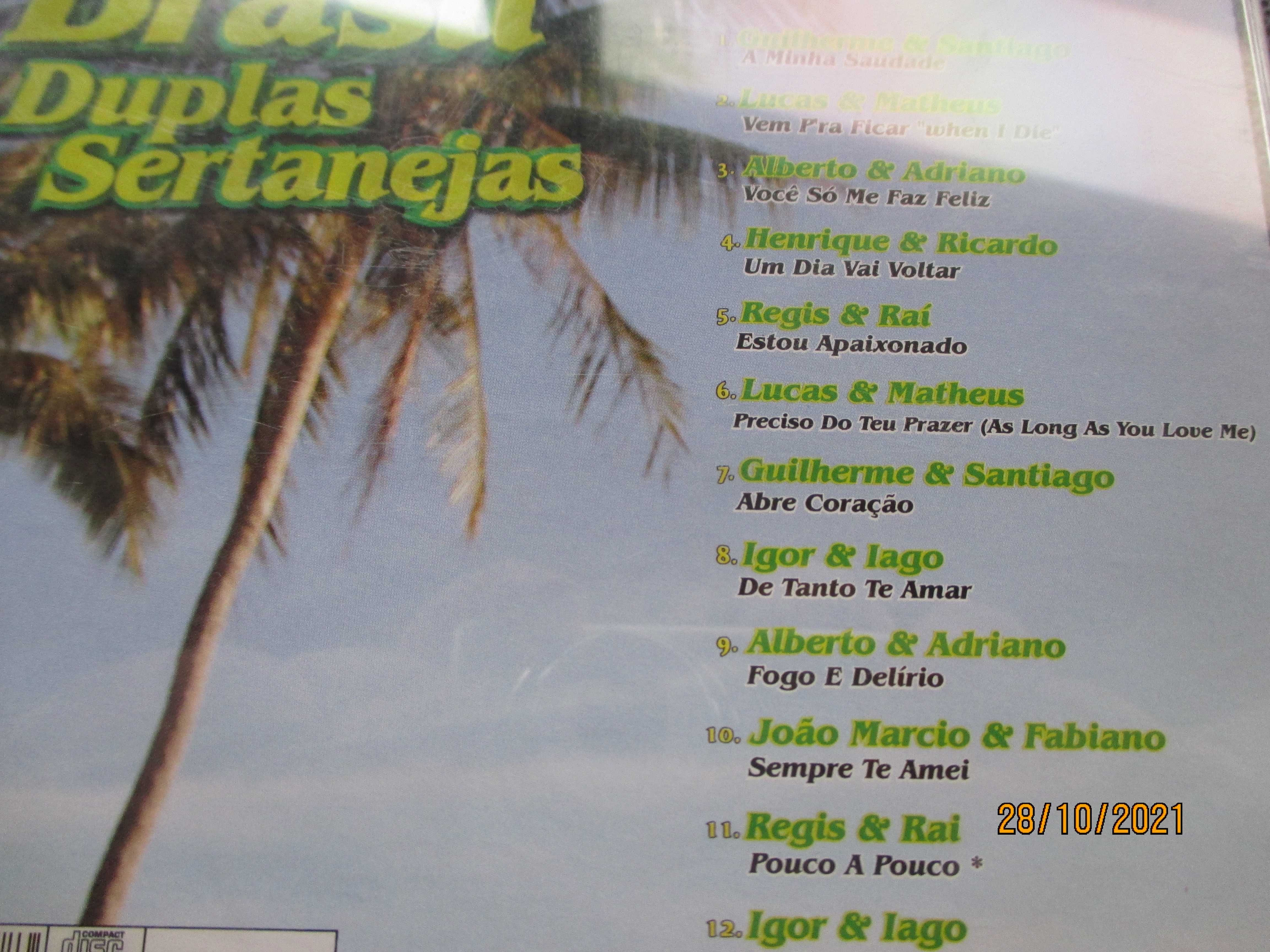 CD -   Brasil Duplas sertanejas