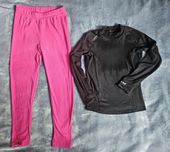 Termika bluzka Wedze i legginsy r. 146 odzież termiczna