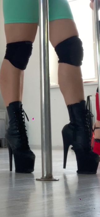 Стріпи pleaser двійка 37розмір (24,4см) чорні матові