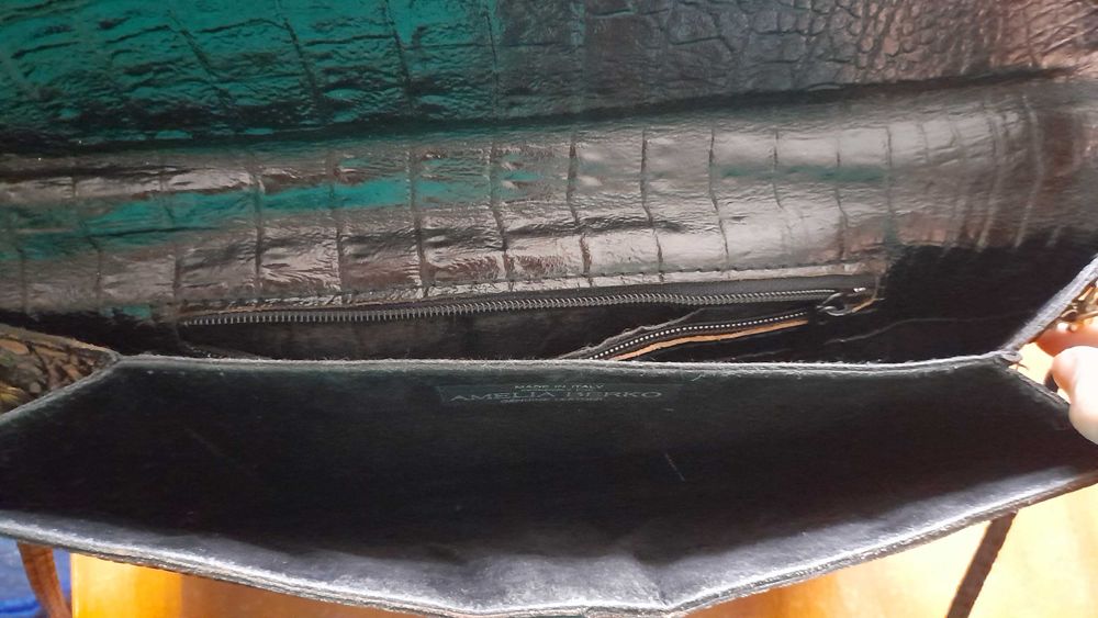 шикарна  сумка Amelia Berko з натуральної шкіри