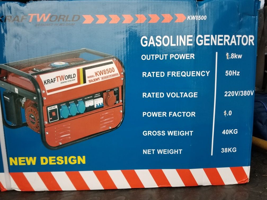 Генератор KraftWorld KW8500. ОБМІН МОЖЛИВИЙ.