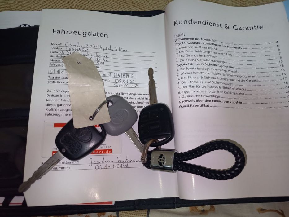 Toyota Corolla e120 рест 2.0 D4D