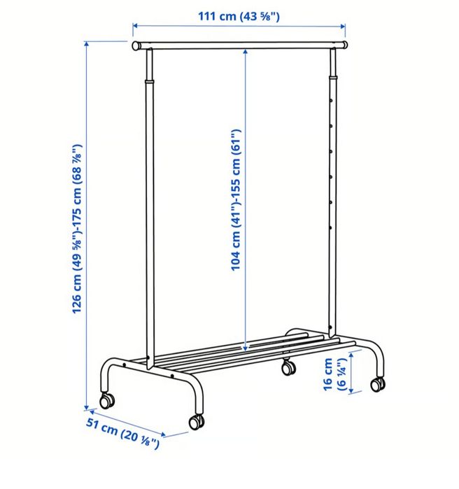 Rigga ikea wieszak na ubrania