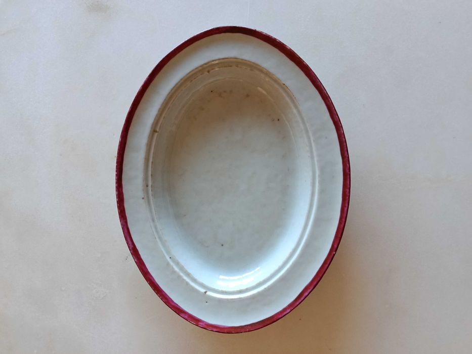 Travessa em porcelana Chinesa Séc XVIII 34 cm