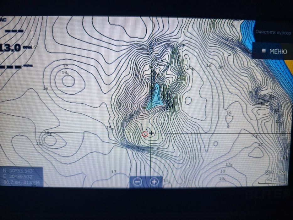 Карти для єхолота Lowrance Navionics 43XG та C-Map весь Дніпро , Десна