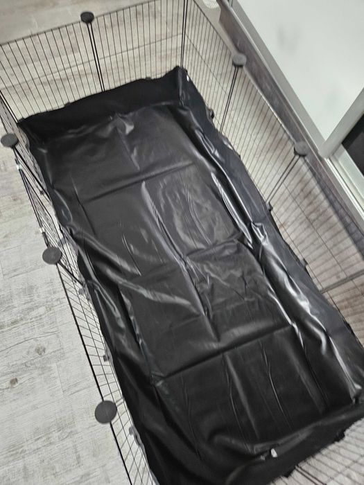 Klatka dla gryzoni chomików królików świnek z drzwiami i podłogą NOWA