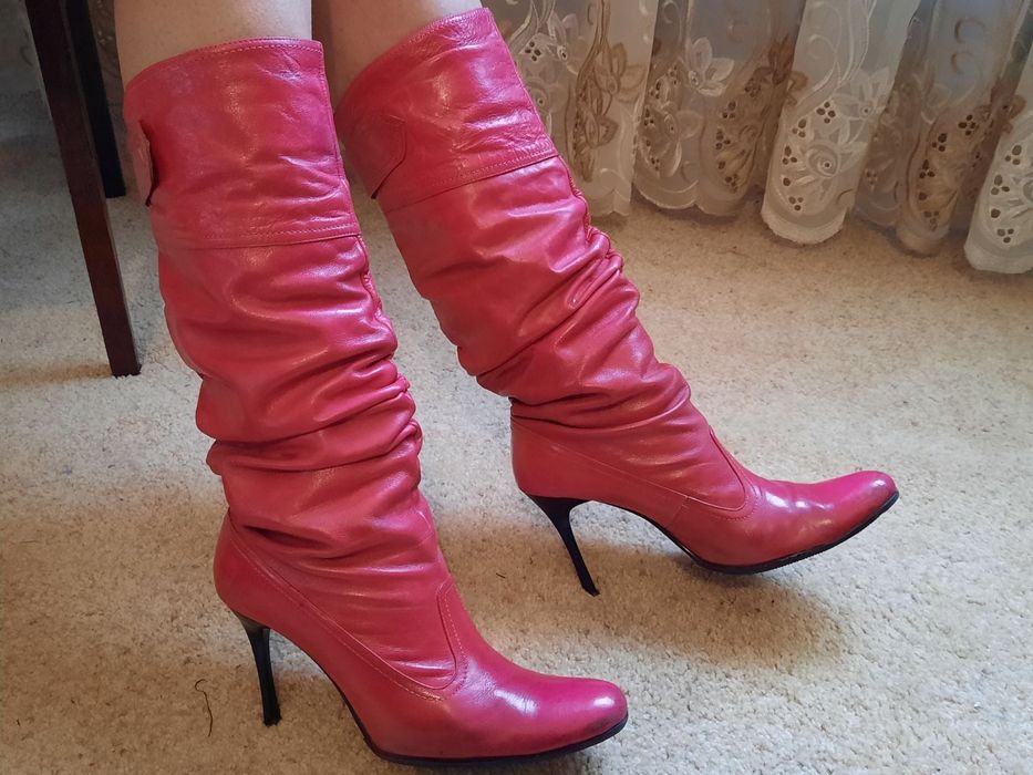 Сапожки, 38, кожа натур, осень.