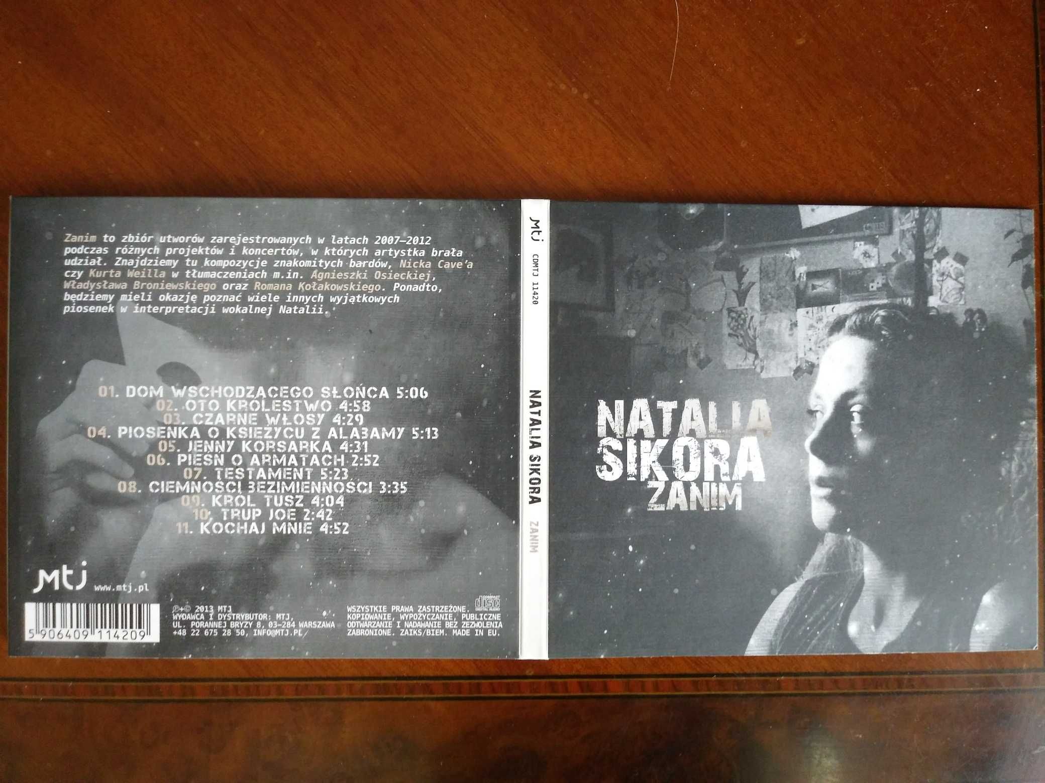 NATALIA SIKORA - CD - Zanim - wydany w formie digipacku