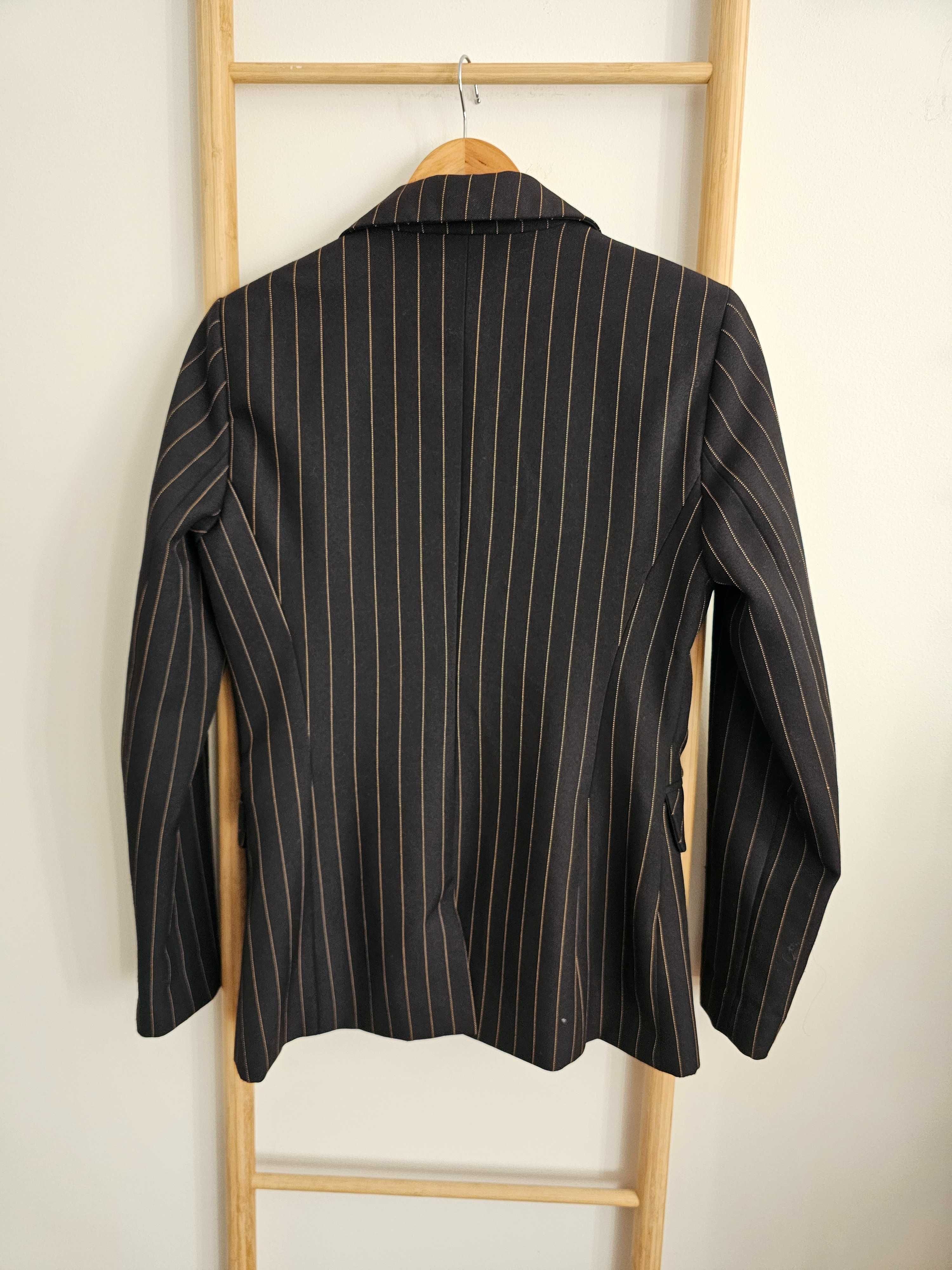 Czarna marynarka damska w paski  Vero Moda r.  38