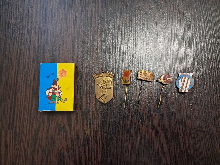 Значки на иголке Старинные НАБОР 5шт-200грн