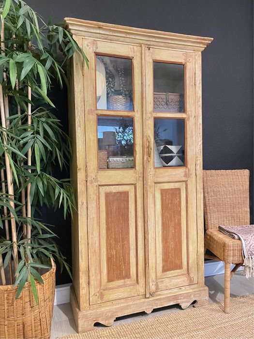 2 vitrine, louceiro, livreiro, movel, aparador, indiano, rustico