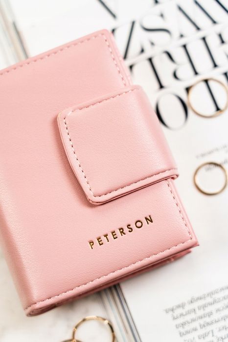 mały portfel damski ze skóry ekologicznej - peterson