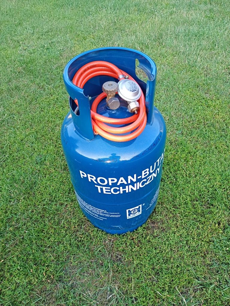 Butla na gaz z przewodem