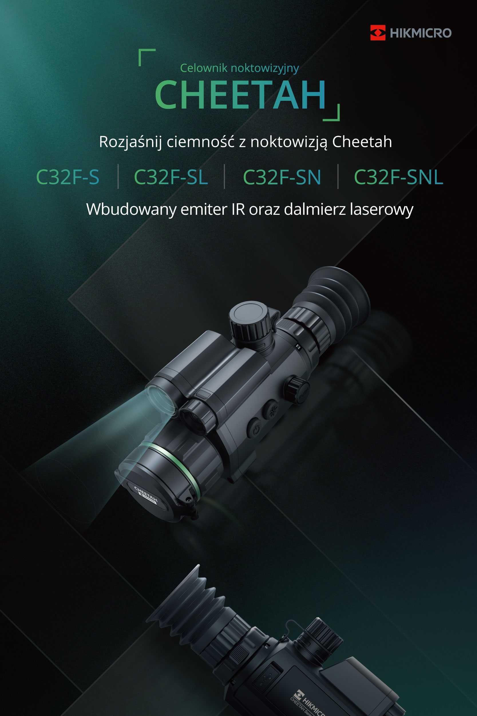 Luneta noktowizyjna noktowizja HIKMICRO Cheetah LFR 940 nm Warszawa