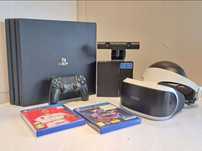 PS 4 pro 1 Tb plus VR plus mix gier