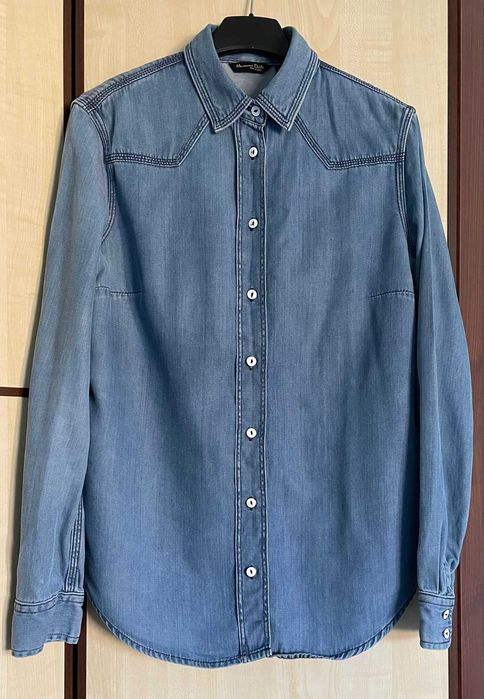 Koszula jeansowa damska Massimo Dutti - rozmiar 38.