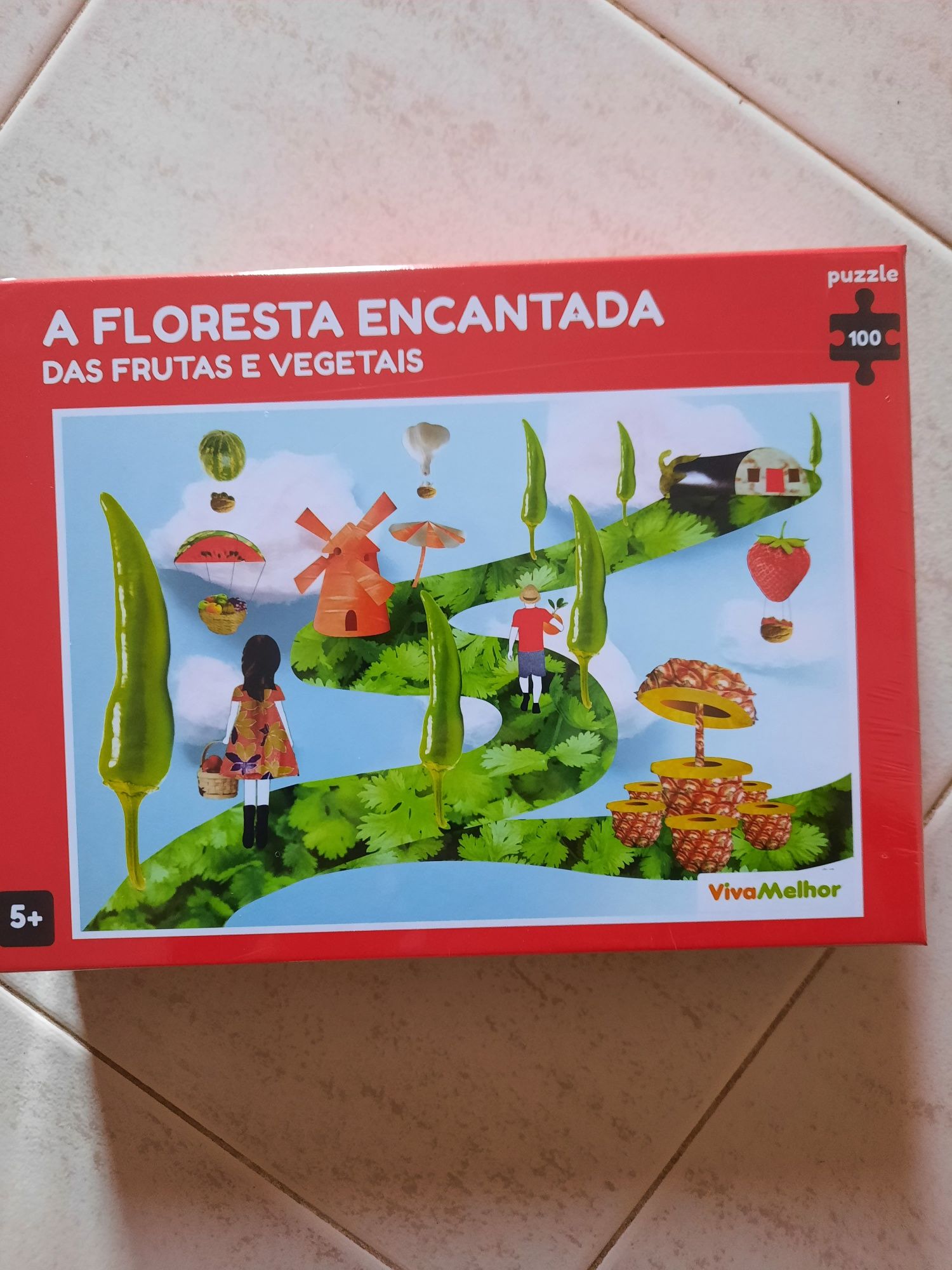 Puzzle "A Floresta Encantada das frutas e vegetais " NOVO