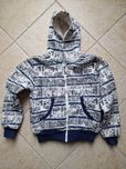 Ocieplana bluza z kapturem roz. 140 cm