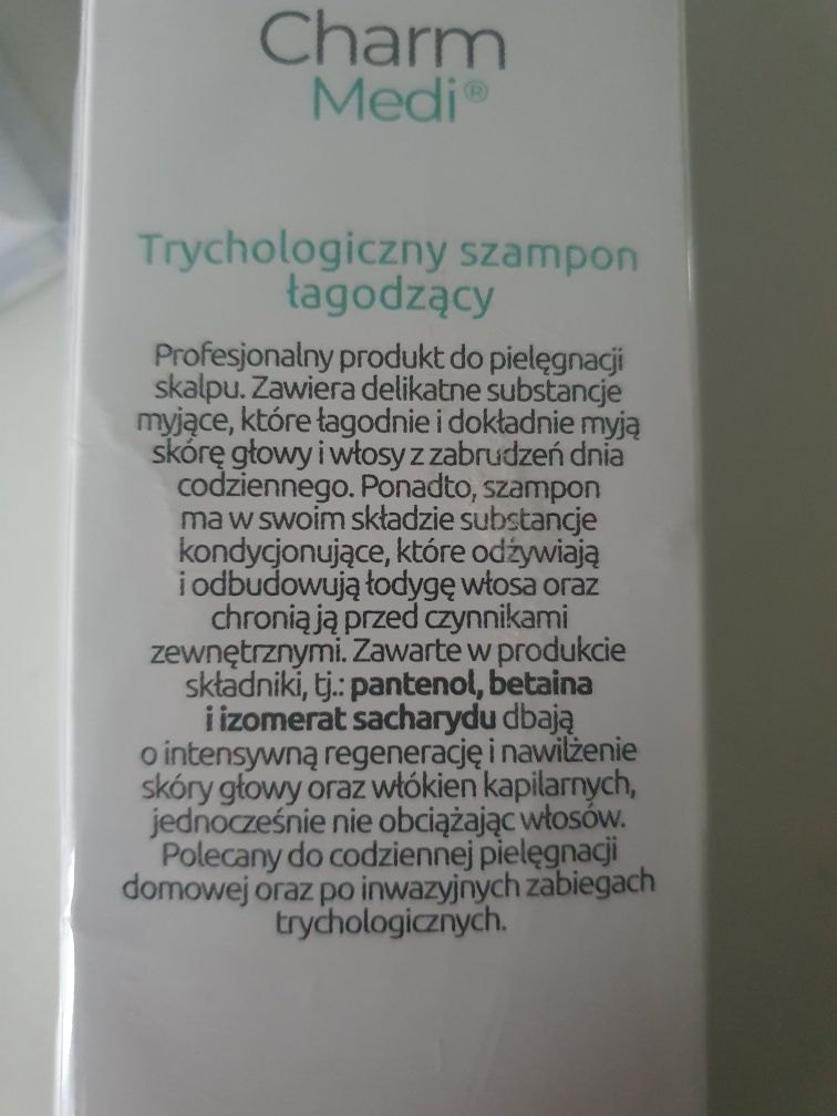 Szampon trychologiczny 200ml łagodzacy peeling przeciwłupieżowy