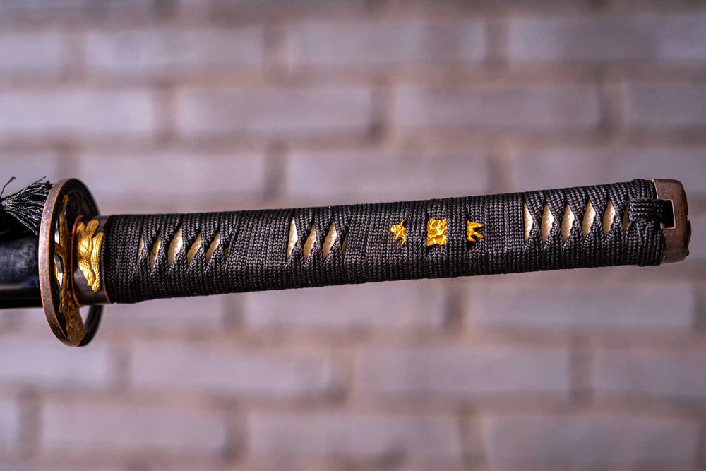 Miecz Samurajski Japońska Katana Stal T10 Handmade  3 Zbrocza 62HRC