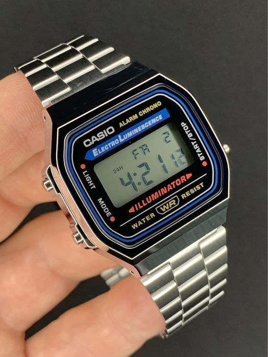 Годинник чоловічий Casio A168WA-1W Оригінал Гарантія Часы Касио