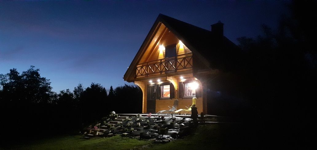 Domek drewniany na wynajem w górach Beskidy Jezioro Mucharskie 2 domki
