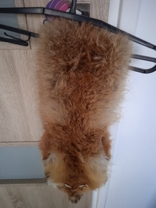 Kołnierz z naturalnego futra z lisa