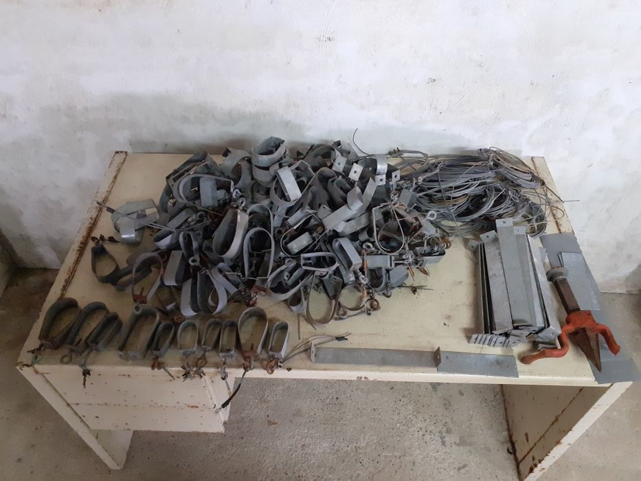 Tubos de ventilação,quadro de sondas e sondas